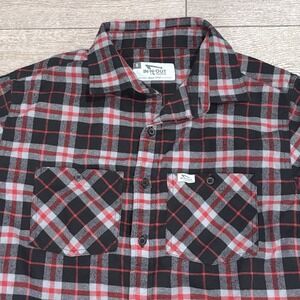 In-N-Out Burger Official Flannel Shirt Small Red Black Plaid California Classic
